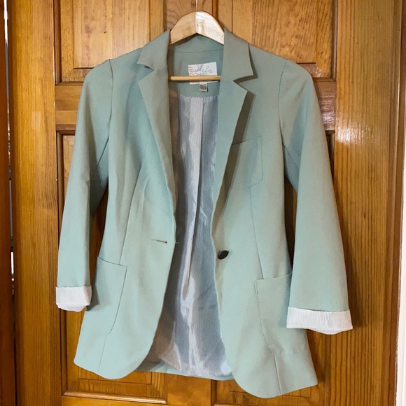 Dynamite Jackets & Blazers - DYNAMITE | mint green blazer
